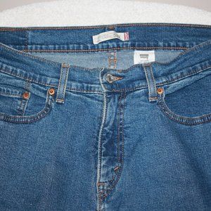 Misses Levi's 512 Perfectly Slimming bootcut jeans EUC Plus Size 22W Size 16M
